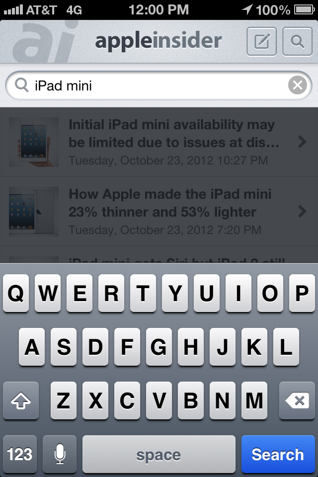 iPhone Screenshot 1